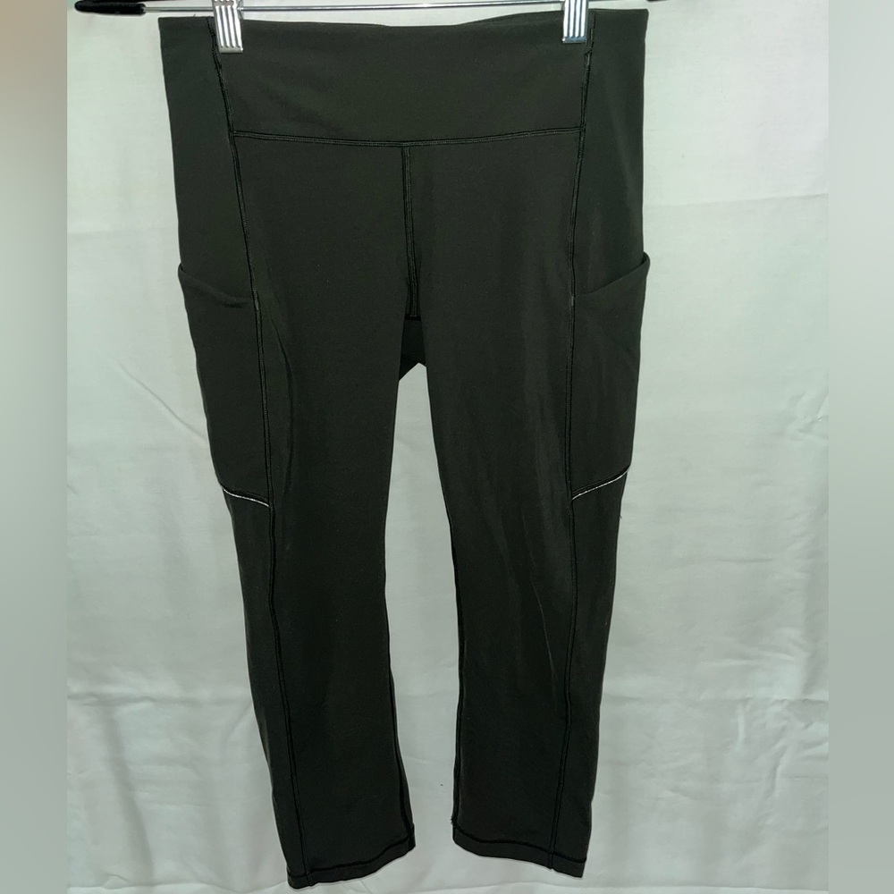Lululemon Army Green Leggings Size 6